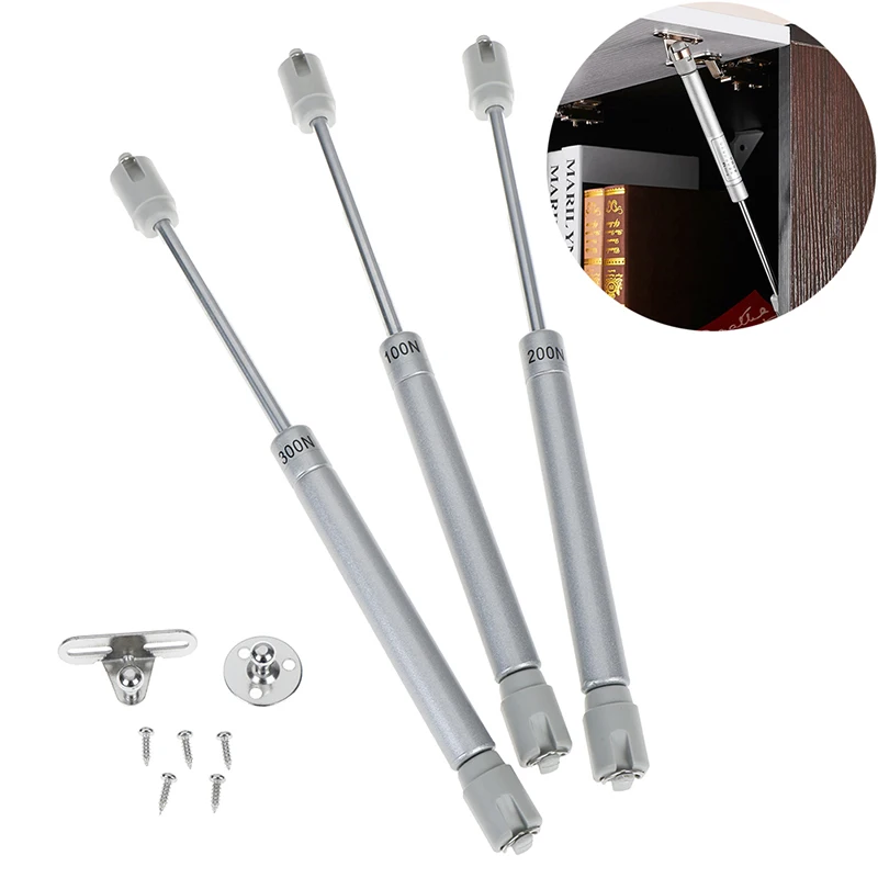 

1PCS Furniture Cabinet Door Stay Soft Close Hinge Hydraulic Gas Lift Strut Support Rod Pressure 200/300/20/30/40/50N