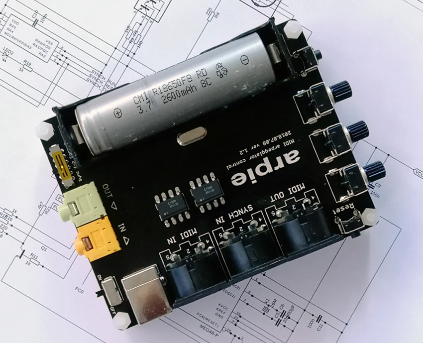 

AZSMZ ARPIE MIDI Arpeggiator PLUS (send arpeggiated chords via MIDI to any Synthesizer or Sound Module) github