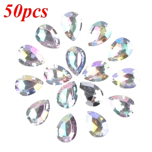 Sunbling-50pcs-lot-13-18mm-Drop-Shape-Crystal-Rhinestone-2-Holes-Sliver-Colorful-Acrylic-Jewelry-For.jpg_640x640 (2)