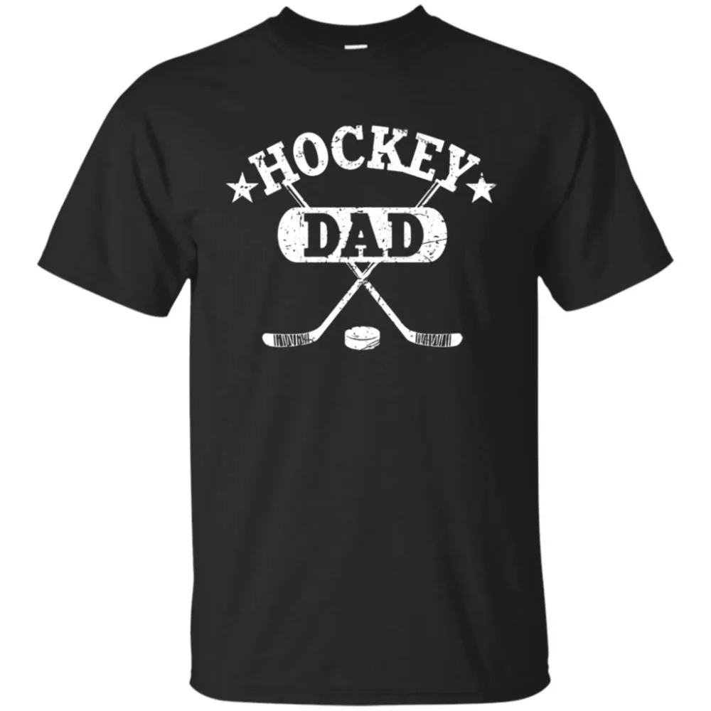 Men's Hockeyer Dad Shirt: Proud Ice Hockeyer Father Gift T ...