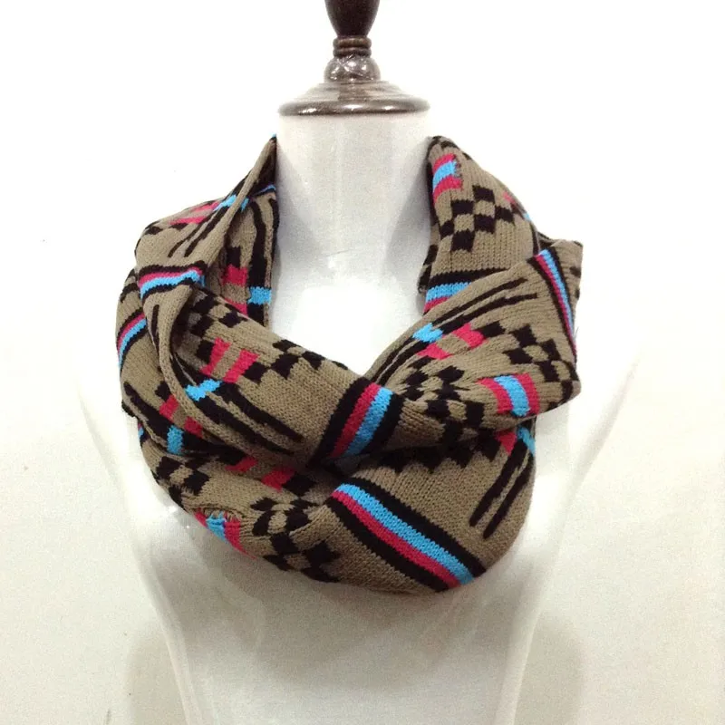 Fashion tassel knitted font b tartan b font cashmere scarf for women men winter pure pashmina