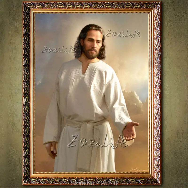 Home Decor Jesus Christ Painting the Portrait of Jesus Art Decor