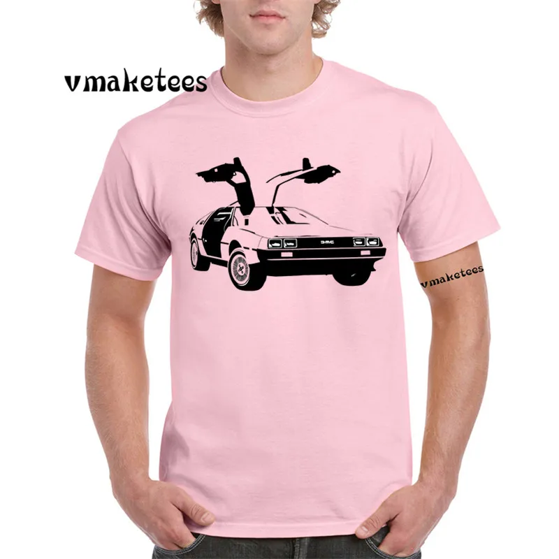 Back To The Future DMC футболка delorean с О-образным вырезом короткими рукавами модная Swag GMT655B