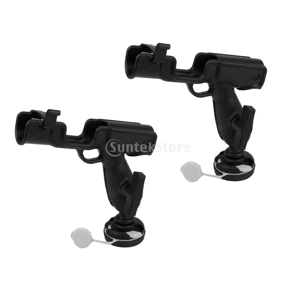 Hiumi Adjustable Fishing Rod Holder - 3-Way Mount, Rotatable, For Kayak, Boat, Canoe