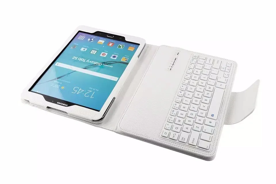 Съемная Беспроводная Bluetooth клавиатура чехол для Samsung Galaxy Tab S2 9,7 T810 T813 T815 T819 Folio PU кожаный чехол + ручка