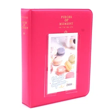 Чистый цвет, 64 кармана, фотоальбом, свадебный, для 3 дюймов, мини, мгновенный, Fuji Instax, Polaroid& Name Card Album de Fotografia 7s 8 9