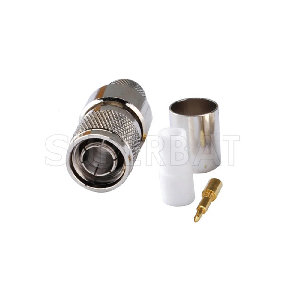 TNC Crimp Male RF Coaxial Connector for RG8 RG213 RG214 LMR400