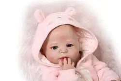 DollMai bebes reborn menina 23 "настоящий силиконовый детский реборн девочка куклы могут купать ребенка живые куклы игрушки для детского подарка bonecas
