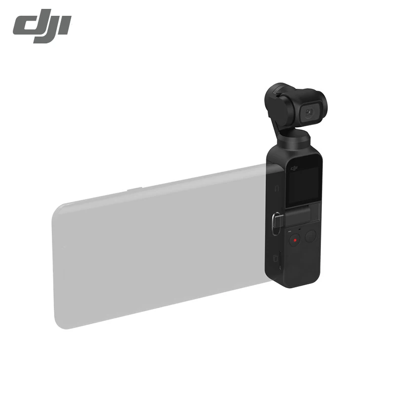 DJI OSMO Карманный 3-осевой Карманный шарнирный стабилизатор для камеры GoPro Камера/расширительный бак комплект, 4K 60fbs видео 12 МП 140-min Срок службы батареи мини Камера