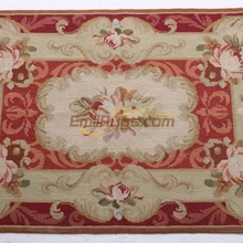 Стиль Роскошный игольчатый точечный ручной тканный ковер ручной работы цветочный Needled одеяло вязаное классическое вязание