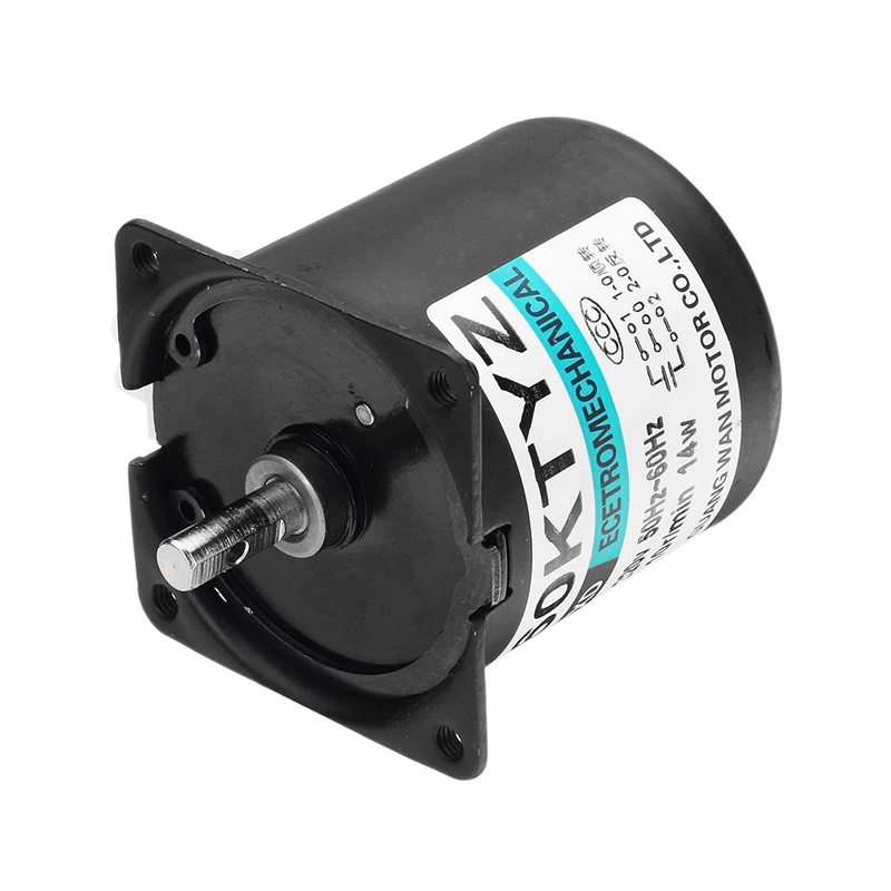 60ktyz двигатель переменного тока 220 V 10 оборотах постоянного магнитного Электрический синхронный двигатель 14 W двигатель с постоянным