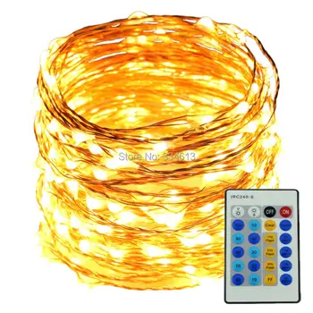 

12M 40FT 240LED String Lights Copper Wire Starry String Lights Christmas Wedding Outdoor Garden Lights with Remote Control