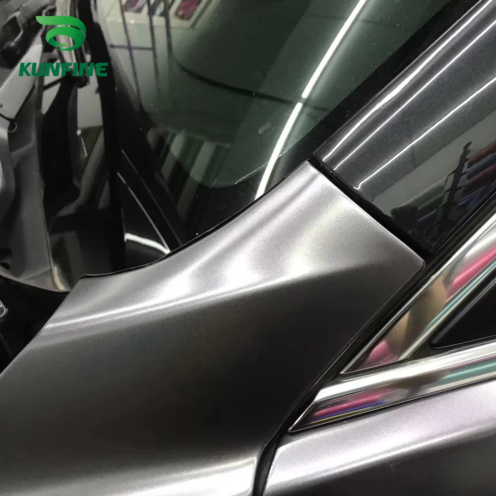 Car Vinyl film Body Sticker Car sticker Electro-optic Carbon grey (4)