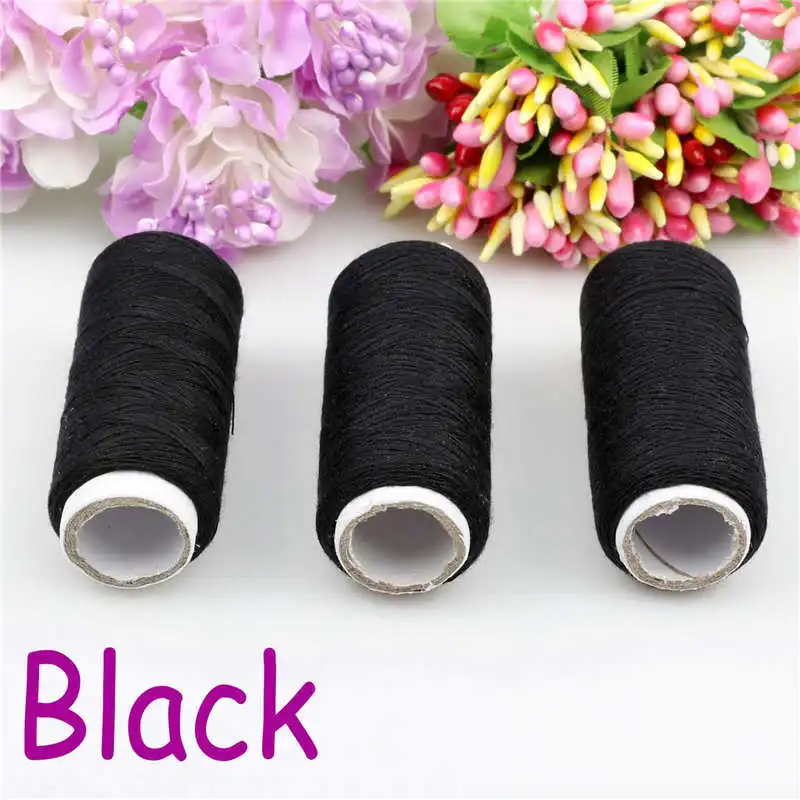 

Black New 2pcs Sewing Notions tools machine line 100% polyester thread 300m