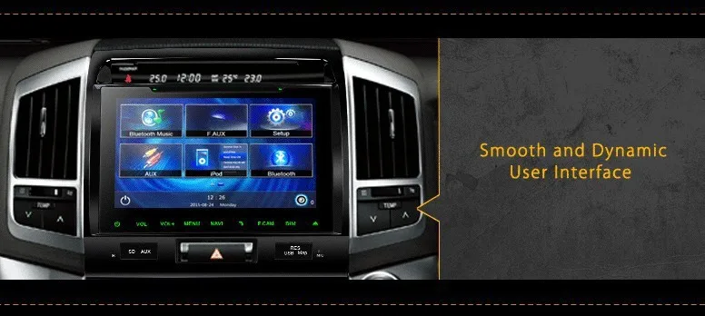 Top 9" HD Digital Capacitive Multi-Touch Screen Car DVD playerfor Toyota Land Cruiser 2008/2009/2010/2011/2012/2013/2014 Dynamic UI 2 Top 9" HD Digital Capacitive Multi-Touch Screen Car DVD playerfor Toyota Land Cruiser 2008/2009/2010/2011/2012/2013/2014 Dynamic UI 2