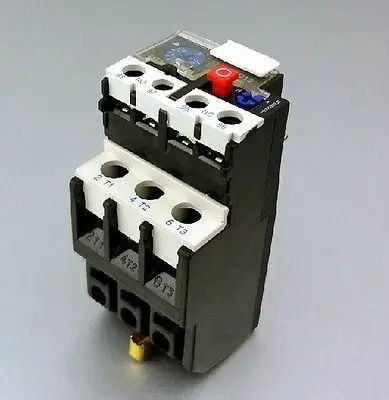 

0.1A-25A Current Rating 1NO 1NC Thermal Overload Relay max 660V 50/60Hz