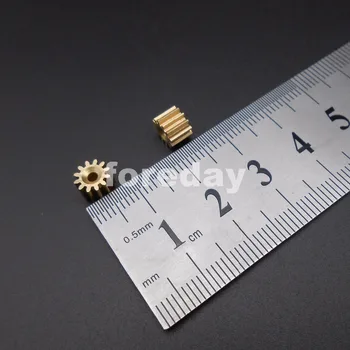 

100PCS NEW 12 Teeth Brass Gear 0.5 Modulus T=12 Aperture 2mm DIY Model Accessories 12T 1.95MM 100PCS/LOT *FD347X100