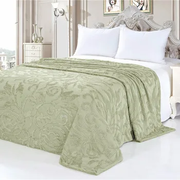 

Multi-color comfortable lattice-style hot sofa bed luxury polishing blanket polished coral wool travel blanket bedding