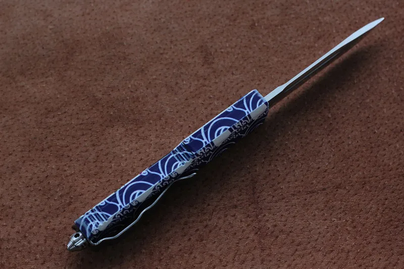 MIKER однокромное лезвие CNC D2 6061-T6 алюминиевая ручка, Открытый EDC Охотничий Тактический инструмент обеденный кухонный нож