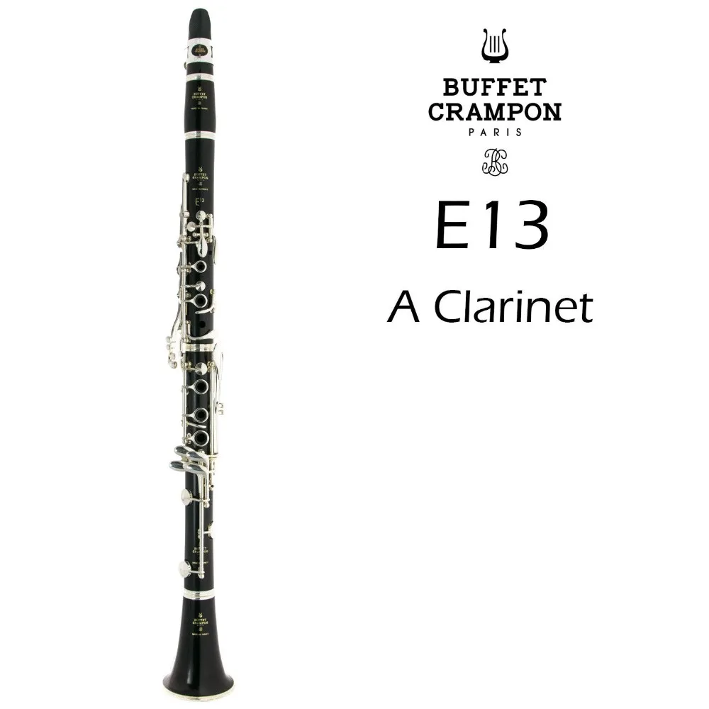 

New Buffet Crampon E13 A Tune High Quality Clarinet Wood Material Body Musical Instruments 17 Keys Clarinet With Mouthpiece