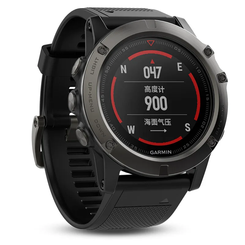 Умные часы GARMIN Fenix 5x Multisport GPS пульсометр на запястье музыка и Garmin Pay|Цифровые часы| |