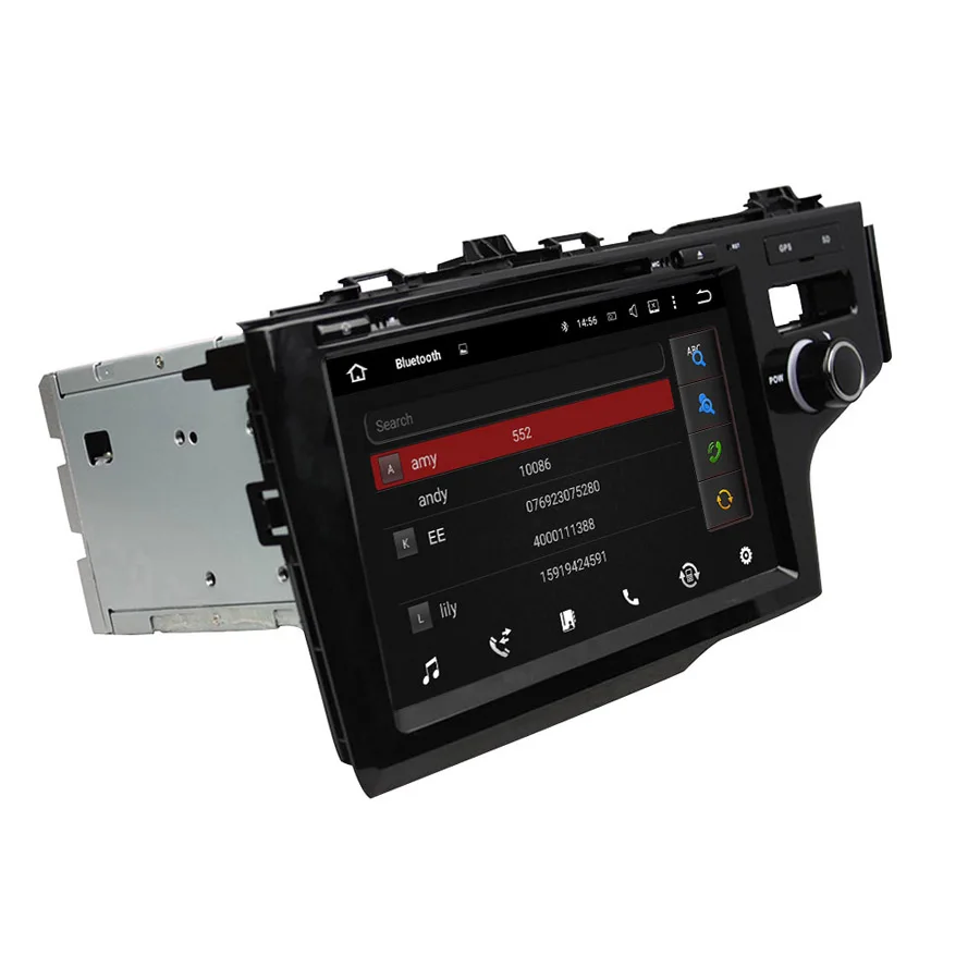 Excellent Fit for HONDA FIT JAZZ 2014 Car Radio GPS Music player tape recorder Android 9.0 64GB big memory DSP equalizer IPS touch screen 1