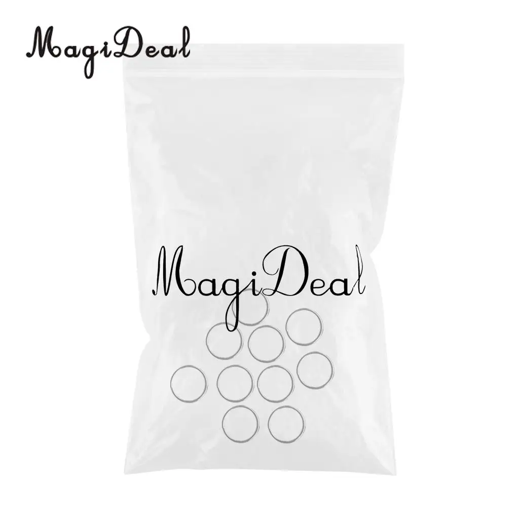 MagiDeal 10 Pieces Scuba Diving Stainless Steel Split Ring for Gear Attachment 22mm/30mm