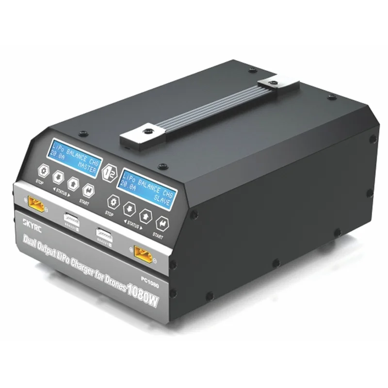 SKYRC PC1080 Lipo battery charger 1080W 20A 540W 2 Dual Channel Lithium Battery Charger for agricultural