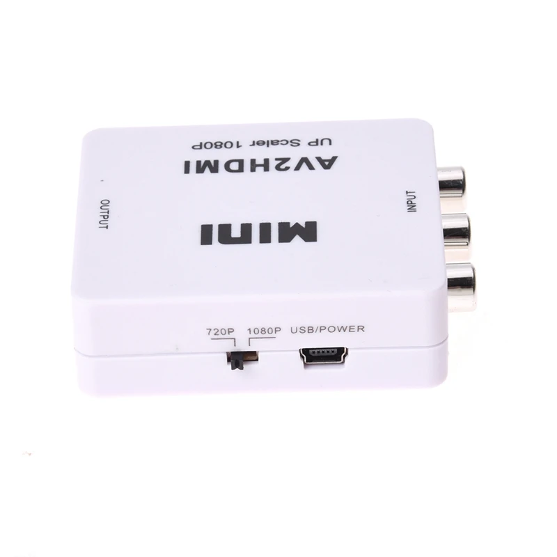 HDMI2RCACVS 3 RCA композитный видео AV мини-конвертер HDMI для ТВ/ПК/PS3/Blue-Ray DVD