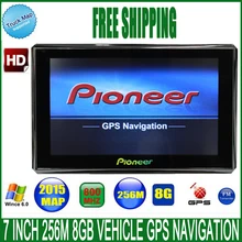 7″ Spain Car truck vehicle GPS Navigation navigator MTK CE 6.0 800Mhz FM DDR3 256M 8GB CE6.0 navitel/espanol/Europe/USA/spanish
