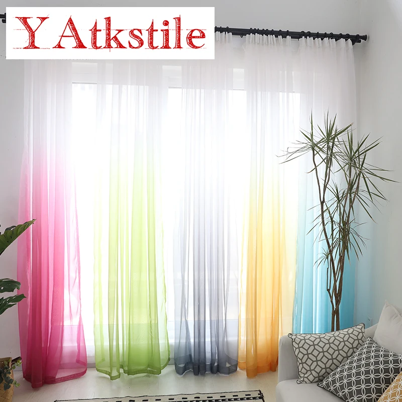 YAtkstile Window Curtain Living Room Modern Home Goods Window