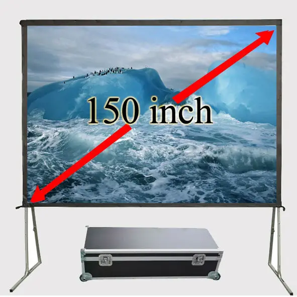 Buy New HD 150 inch Projector Screen 43 Fast Fold