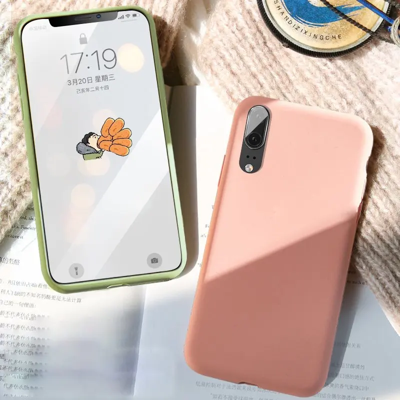 

Upgrade Liquid Silicone Case For Huawei P20 P30 Pro P20 Lite Nova 3i 3 Honor 8X V20 Silky Cases For Huawei Mate 20 Pro Mate 10