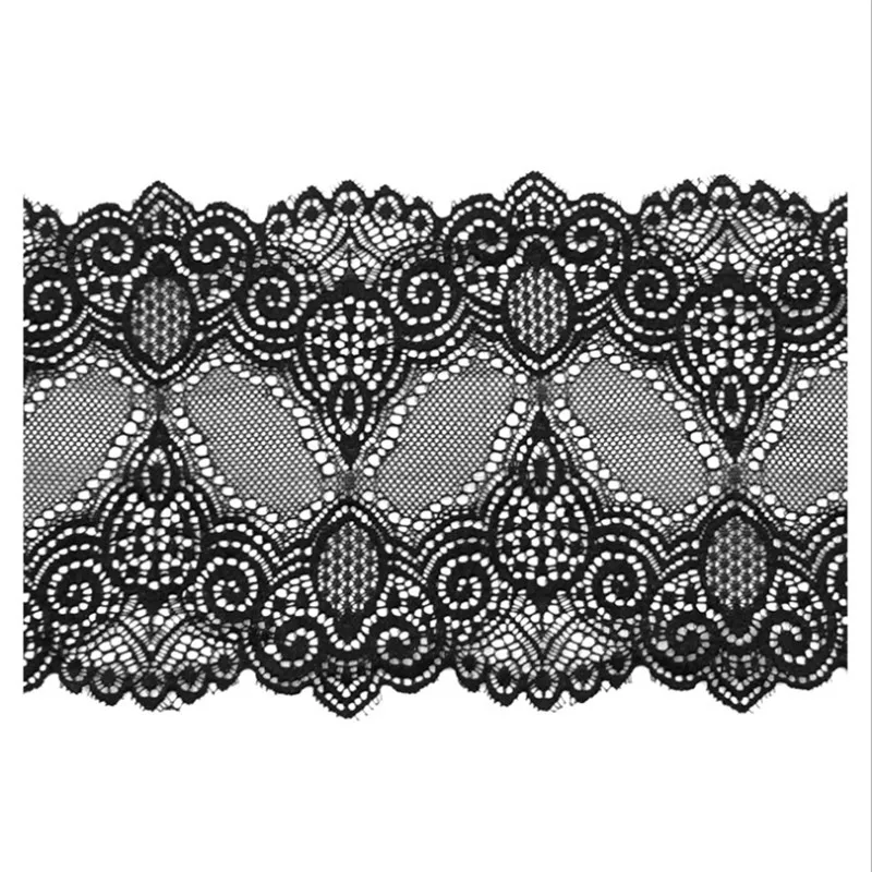 1 ярд ширина 16,5 см 2 цвета эластичная кружевная ткань для творчества ремесла швейные suppies украшения аксессуары для одежды эластичная кружевная отделка