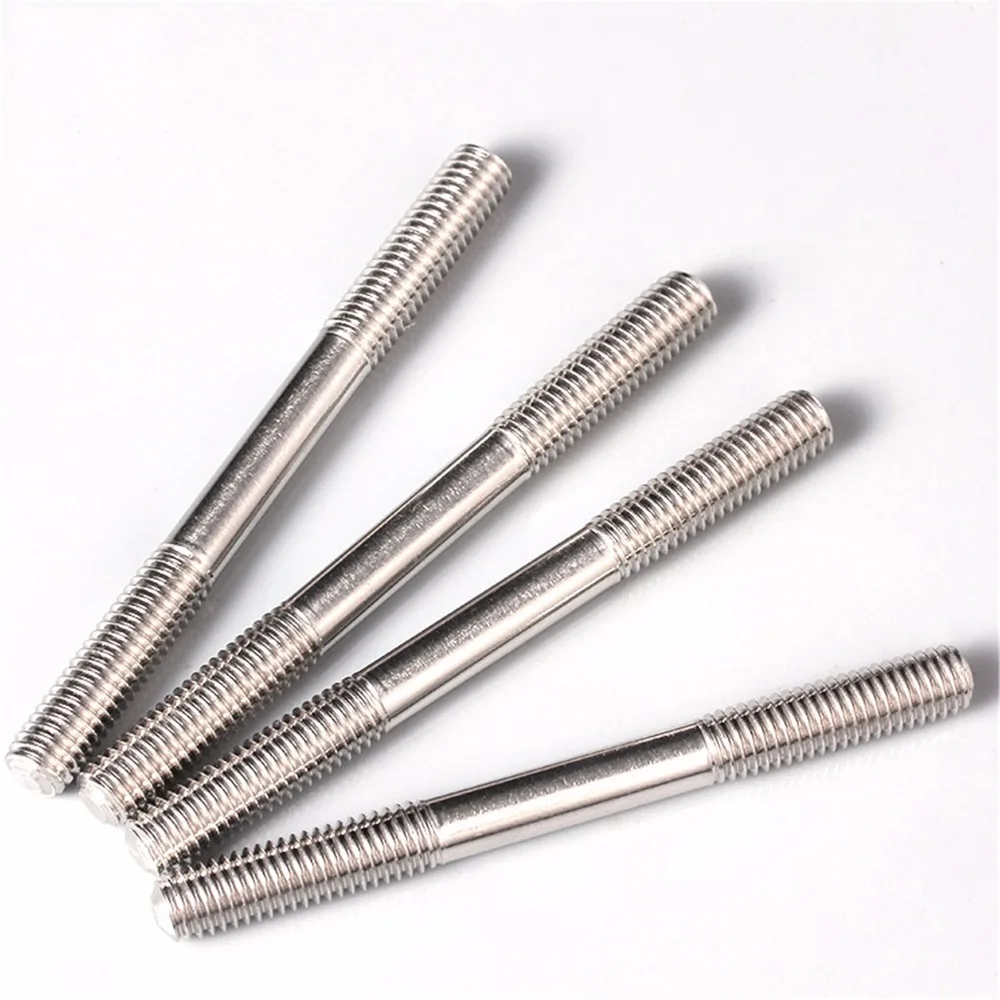 20 шт. безголовые винты с двойной резьбой из нержавеющей стали|threaded stud bolts|stud boltm4