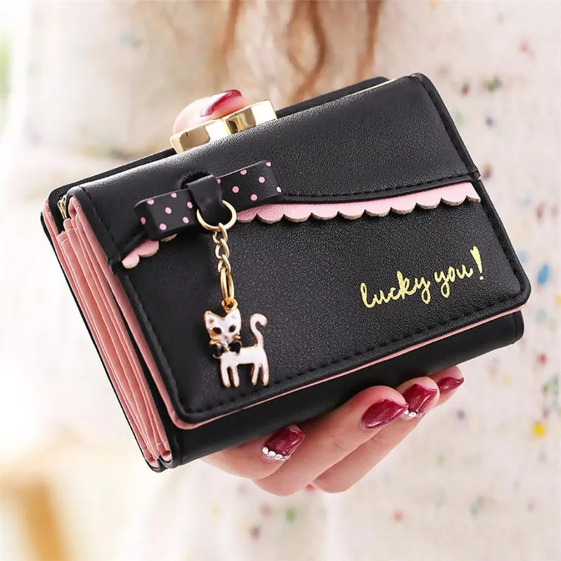 

xiniu Fashion Women Lichee Pattern Wallet short Bag female Coin Bag Card Package womens wallets and purses portefeuille femme