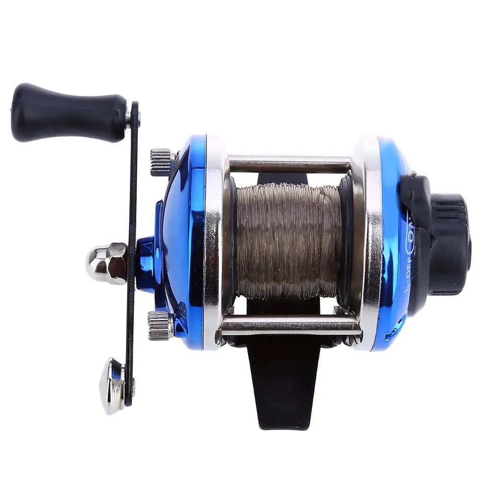 

2016 Outdoor Fishing Reel Mini Right Hand Drum Fishing Wire Winder Artificial Bait with 0.2mm Line 50m
