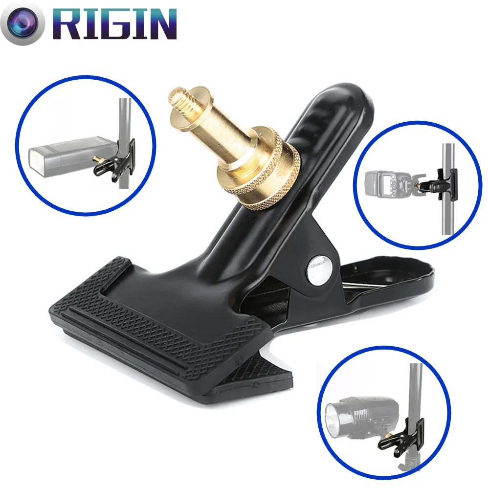 Strong Clamp with Screw For Speedlite and studio flash (16)