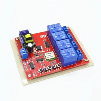 

220V 4-channel wifi switch / mobile APP remote intelligent switch / jog self-locking interlock / home appliance controller
