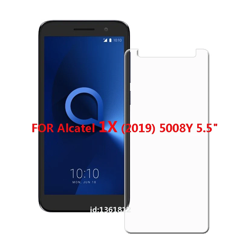 

Alcatel 1X 2019 5008Y Tempered Glass Front Screen Protective For Alcatel 1 X Glass Transparent Phone Screen Protector Film 5.5"