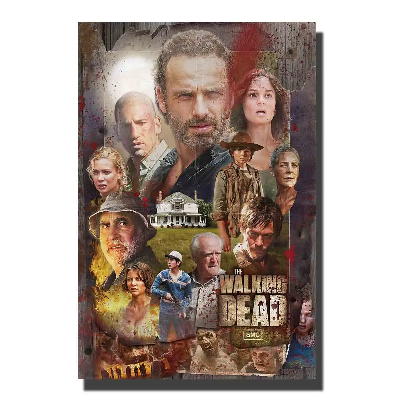 Art Art Posters The Walking Dead Season 8 Amc T Tv Poster Silk Print 13x x30 24x36