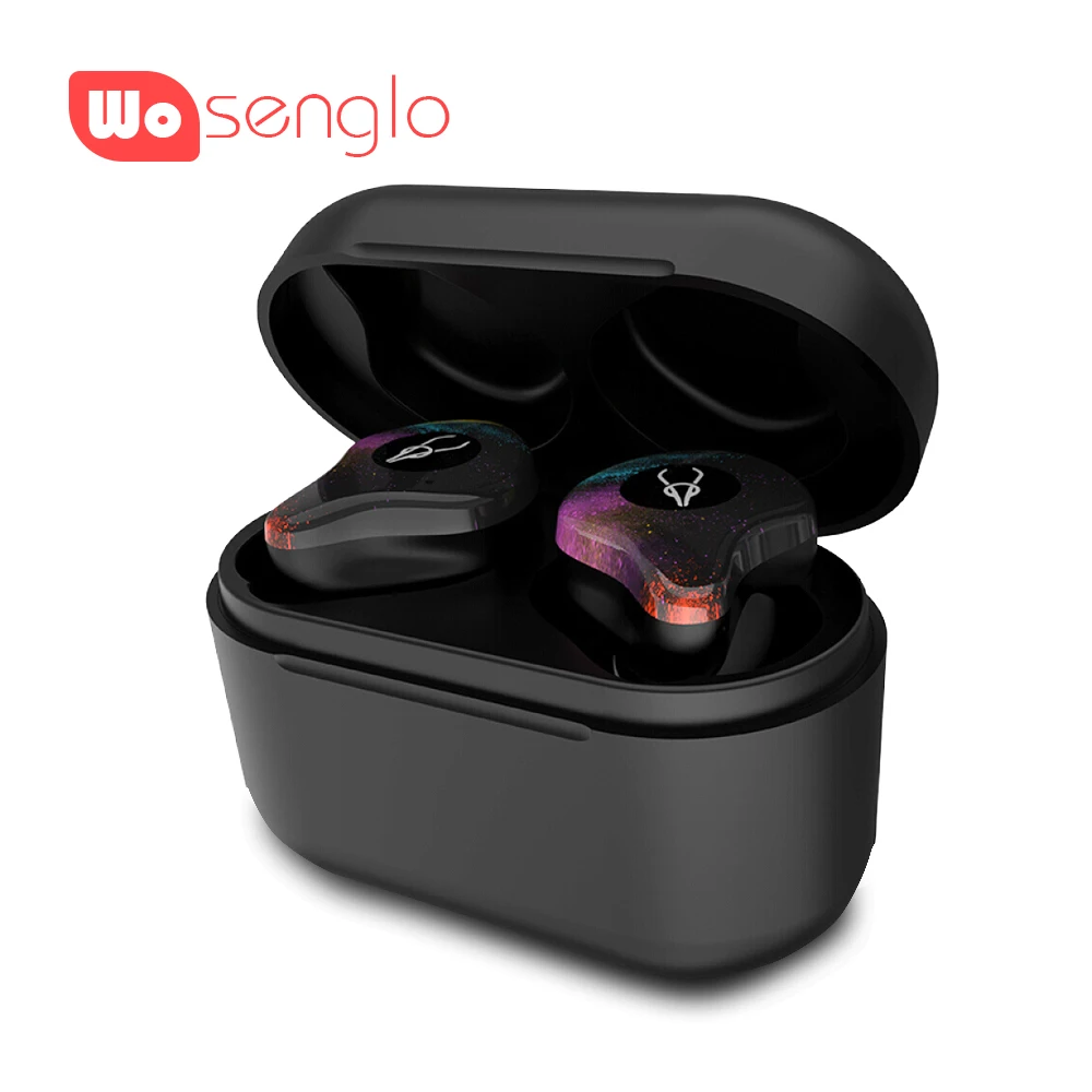 

Sport Bluetooth 5.0 Wireless Headset Sweatproof Headphons 3D Stereo ear buds with Charging box For Apple iPhone 6 7s 8 X Samsung
