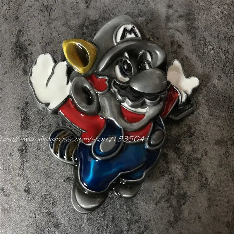 Super Mario Bros Metal Belt Buckle Nintendo Classic Game Buckles Fit 4cm Wide Men Women Jeans Clothes accessories | Дом и сад