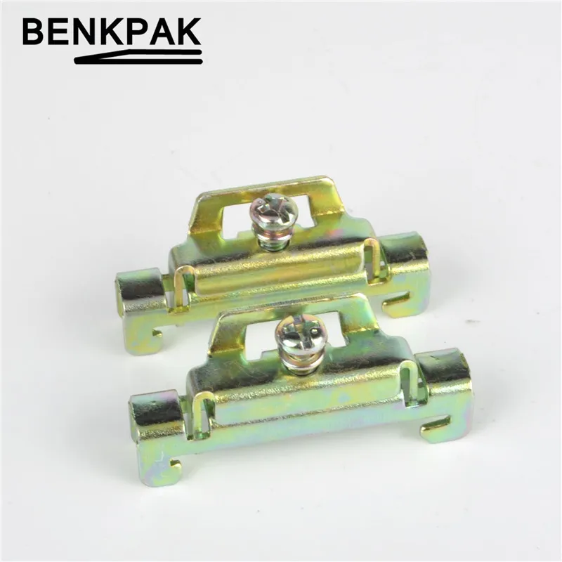 

2pcs 35mm DIN Rail fixed clamp fasten clip