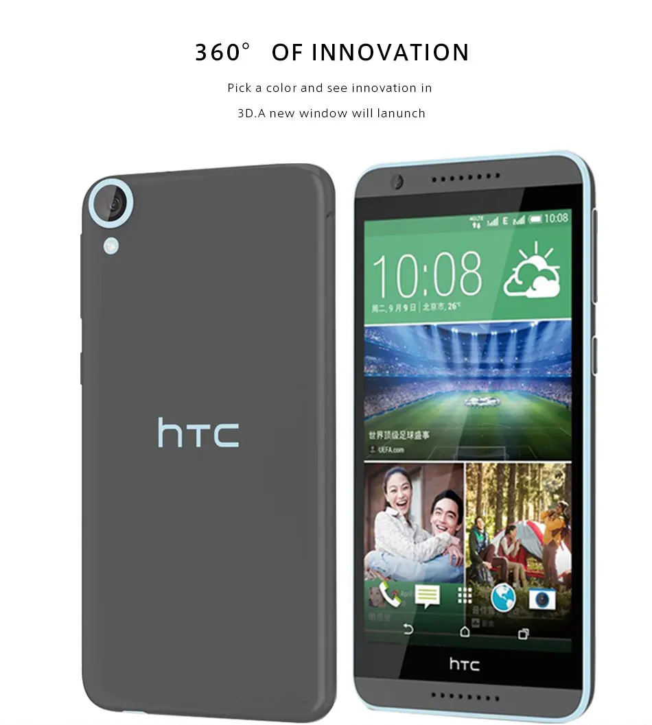 Фирменная Новинка HTC Desire 820 HTC d820u двойной 4G восемь ядер 2 ГБ Оперативная память 16 ГБ Встроенная память 5,5 дюйма Android Камера 13 МП 1280x720 8MP LTE