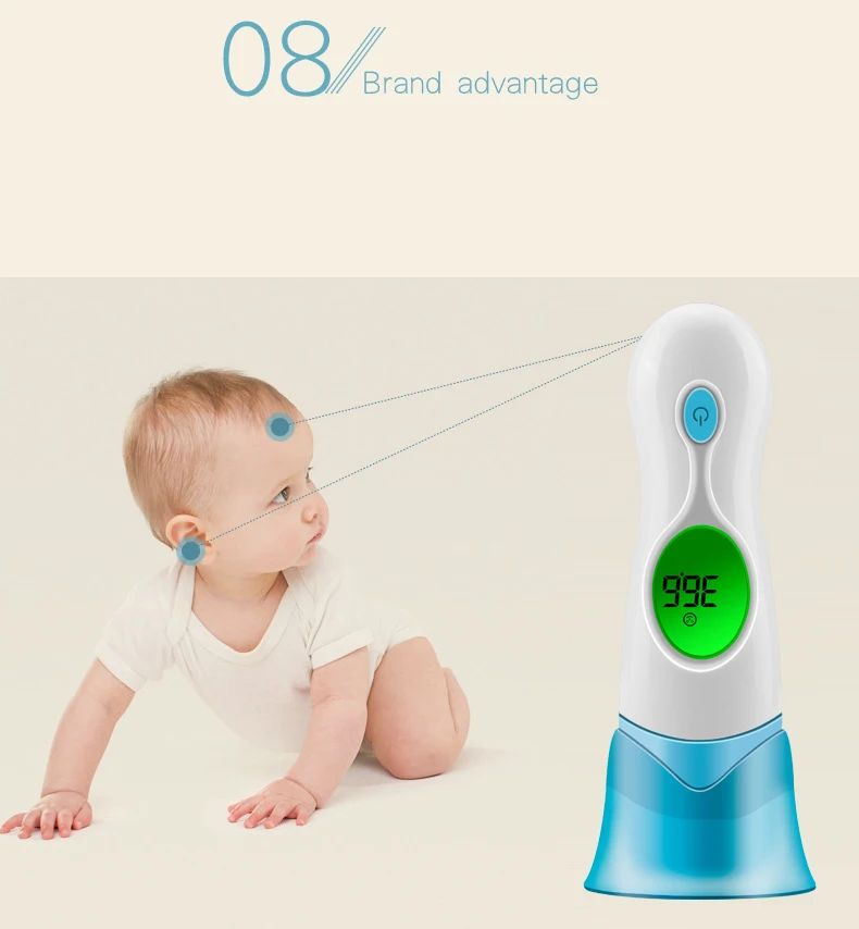 Новый Muti-fuction Детский/Взрослый Цифровой Инфракрасный Детский термометр бесконтактный лоб ухо измерение температуры диагностический