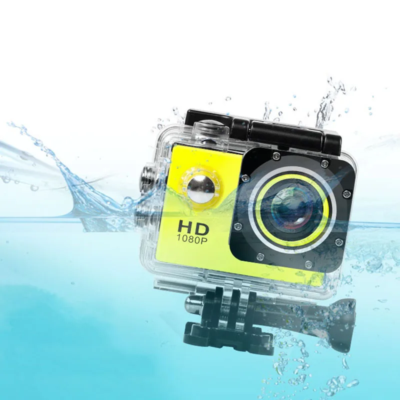 1080 P HD открытый мини Спорт Действие Камера Водонепроницаемый IP Cam DV gopro стиль go pro с