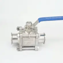 DN40 Fit 38 мм 1-1/" труба OD 1,5" Tri Clamp SS304 из нержавеющей стали 3 шт шаровой кран с тремя входами для Домашнего Пива