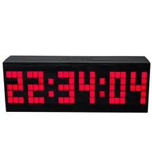 Big Led Digital Clock With Snooze Alarm Calendar Temperature Countdown Function