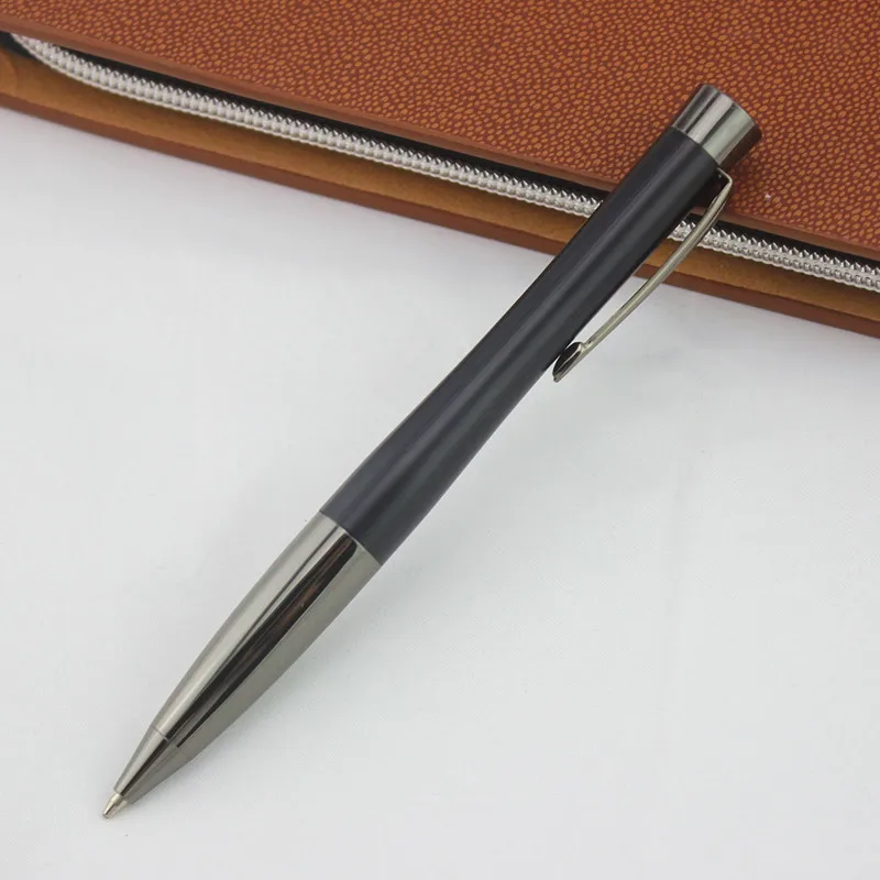 Черная чернильная заправка, Металлическая Шариковая ручка, роскошная шариковая ручка с подарочной коробкой для бизнес-письма, офисных и школьных принадлежностей